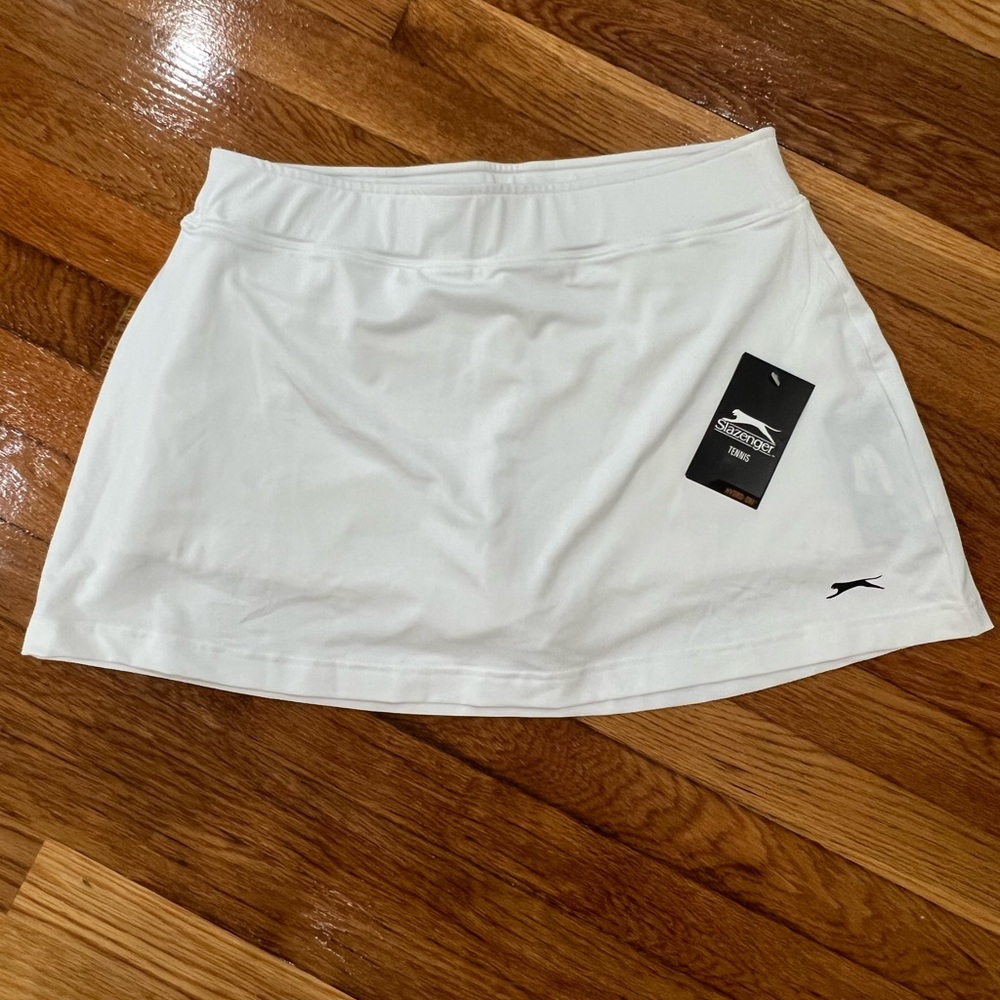 Slazenger White Tennis Skort